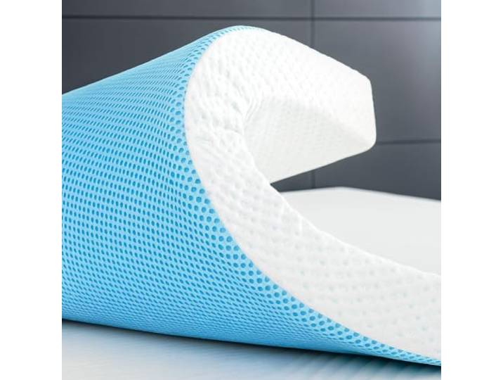 Viskoelastische Matratzenauflage 100% Viskoelastisch Topper 180x200 cm Dicke 8cm Lindert Muskelspannungen Abnehmbarer und waschbarer Matratzenbezug Atmungsaktiv