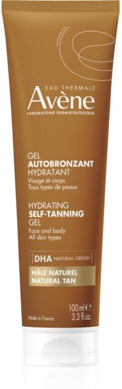 Avène Sun Hydrating Self-Tanning Gel gel auto-bronzant visage et corps pour tous les types de peau 100 ml