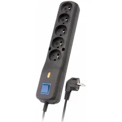 Lestar, Steckdosenleiste, Steckdosenleiste LV-530W 5W schwarz 3M (5x, CEE 7/4, 3 m)