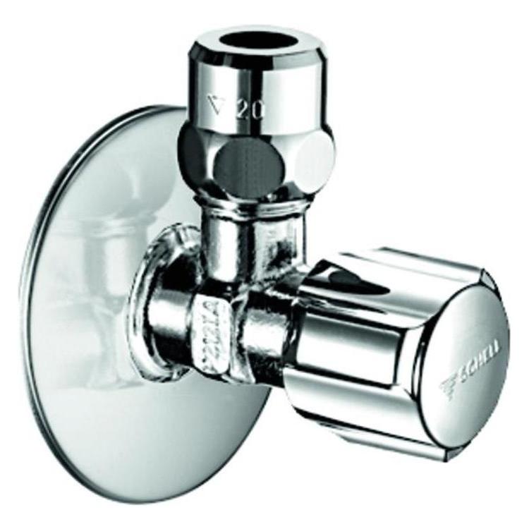 Schell Eckregulierventil COMFORT chrom, kurze Bauform 1/2Zollx3/8Zoll 1/2Zoll x 3/8Zoll (049120699)