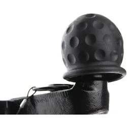 Anhängerkupplung Schutzkappe Abdeckung Schwarz Golfball