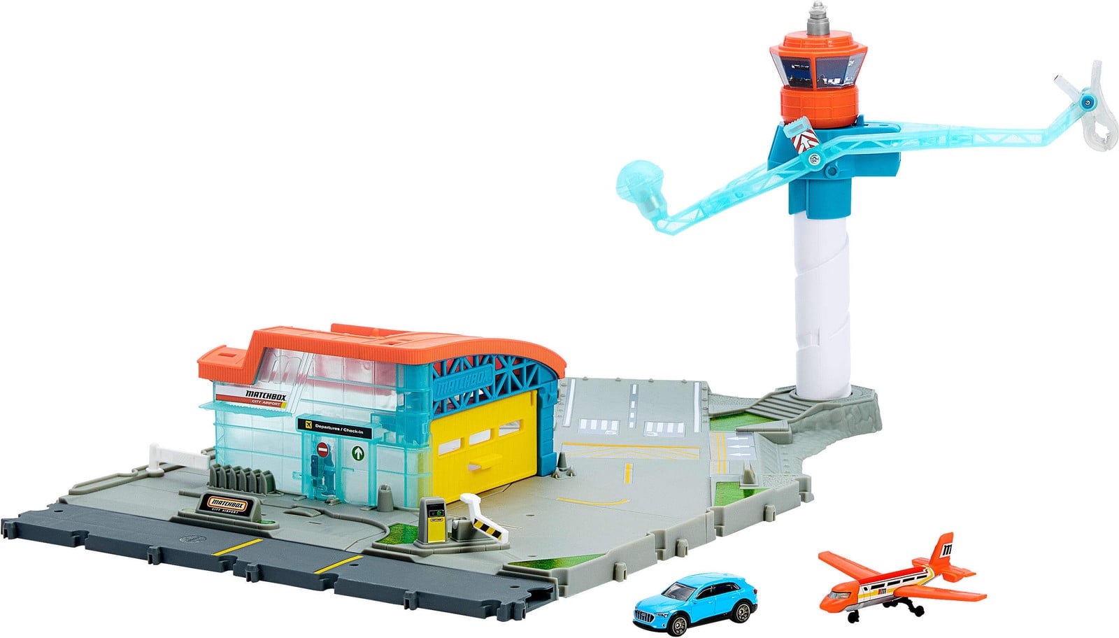 Matchbox Avontuur Luchthaven speelgoedset met Audi