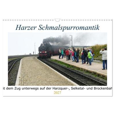 Harzer Schmalspurromantik (Wandkalender 2027 DIN A3 quer), CALVENDO Monatskalender