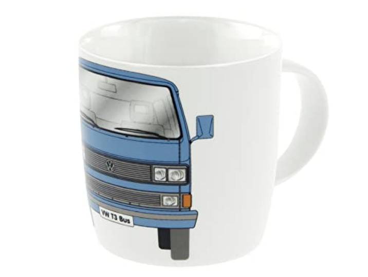 BRISA VW Collection Volkswagen Vanagon T3 Bus Transporter Koffiemok 370ml - Blauw