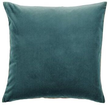 "Signature Velvet & Linen Pillow Cover - Ink 20"" x 20"" - Ballard Designs"