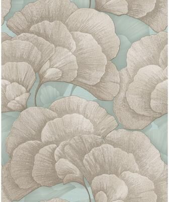 Veer Decor Embroidered Ginkgo Wallpaper