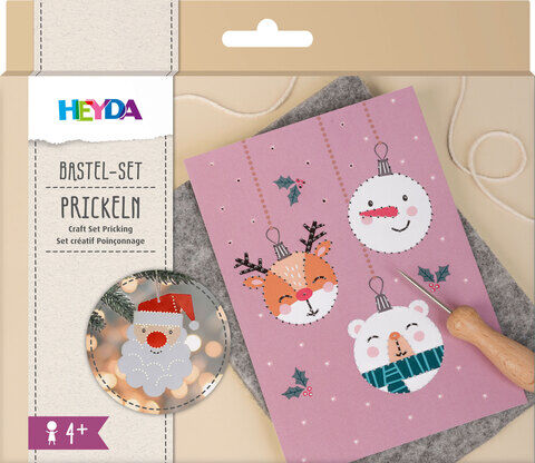 Heyda Prickel-Set "Weihnachten", 8 Motive