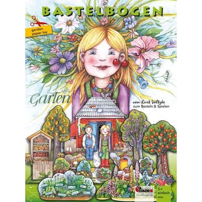 Garten basteln Kinder 6+ Bastelbogen Ausschneidebogen