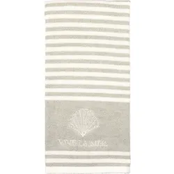 GreenGate Handtuch Viva La Mer, sand, 40x70cm