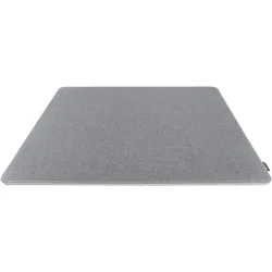 Sigel, Unterlage, Schreibunterlage Eyestyle, hellgrau-schwarz, Zwischenlage und Naht in Weiss, recyceltes PET, recycel (45 x 60 cm)