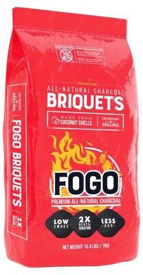 FOGO All Natural Coconut Charcoal Briquettes 15.4 lb