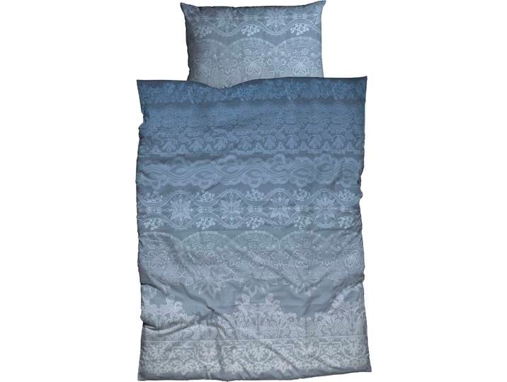 Bettwäsche CASATEX Demir , blau (royal blau), B/L: 155cm x 220cm, 1 Stk., 1 Stk., Satin, B/L: 80cm x 80cm, 2 Stk., Satin, Obermaterial: 100% Baumwolle, Bettwäsche, Bettwäsche, mit moderner Ornamentik