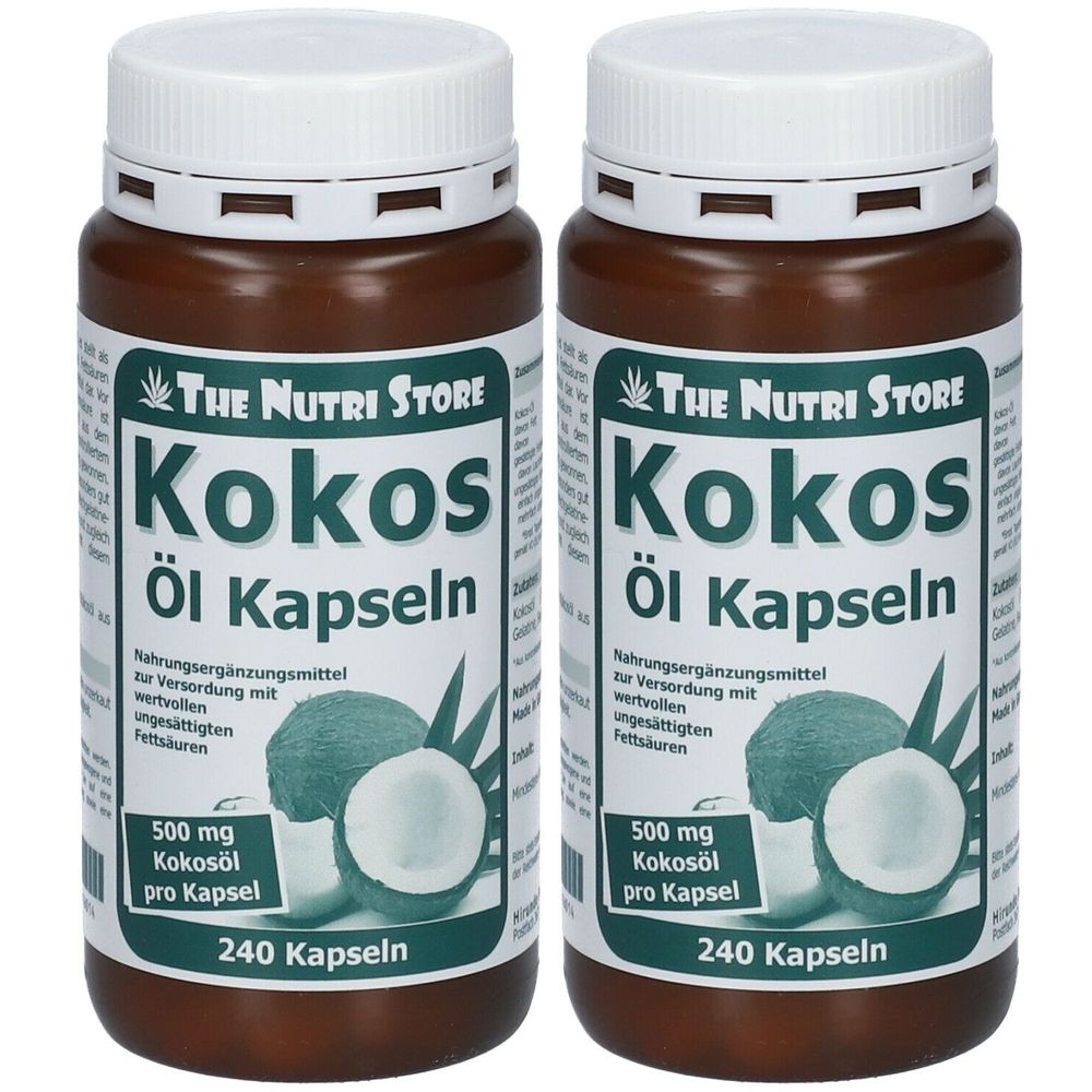 Kokosoel 500Mg 2x 2x240 St Kapseln