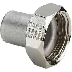 Viega, Rohrverbindungstechnik, Verschraubung Sanpress Inox 2364 35mmxG 1 1/2, St nichtr., fl., SC-Con. (Rohrverschraubung)