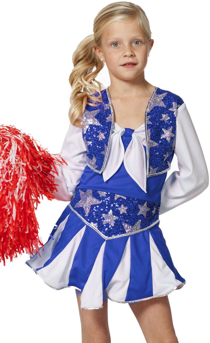 Dansende Cheerleader Luxe Blauw Meisje van Wilbers & Wilbers