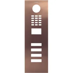 DoorBird D2104V Frontblende – Bronze-Optik (PVD)
