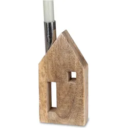 Formano, Kerzenständer, Kerzenständer aus Mangoholz Hausdesign