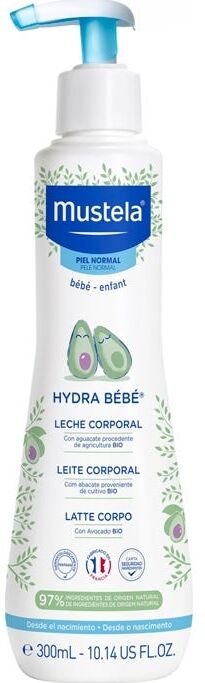 Mustela Hydra Bebé Leche Corporal con Aguacate BIO 300ml