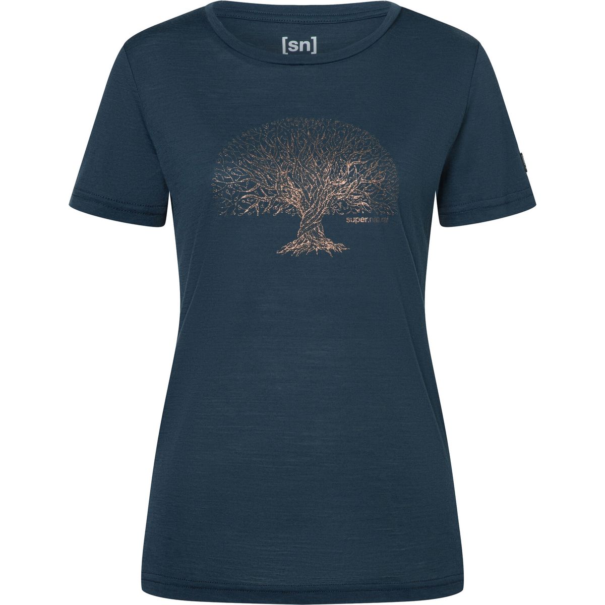 Super.Natural W Tree OF Knowledge Tee blueberry/copper (31B) L SNWP0306631BL