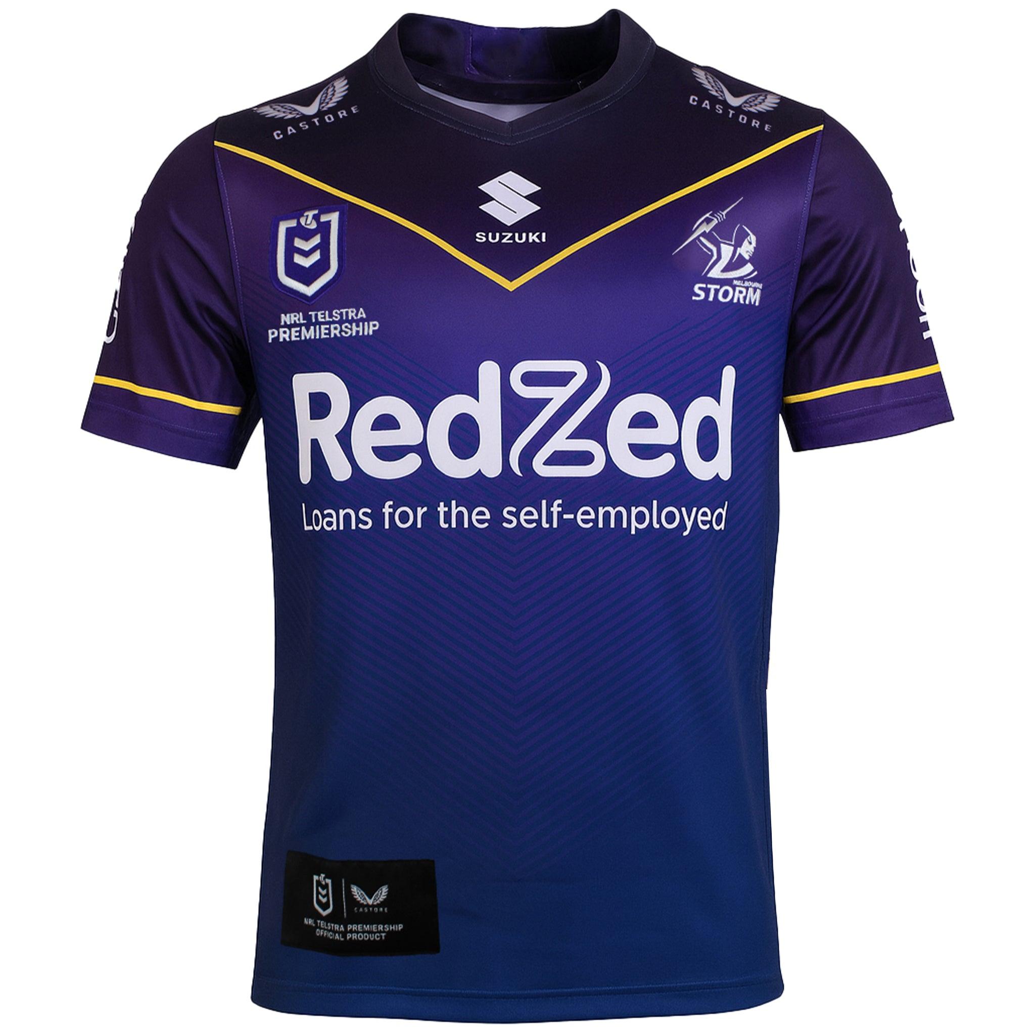 Castore Melbourne Storm Herren Lila Replica Heimtrikot
