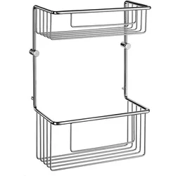 Smedbo SIDELINE - Basic Seifenkorb Doppelt in Chrom poliert. DK1031