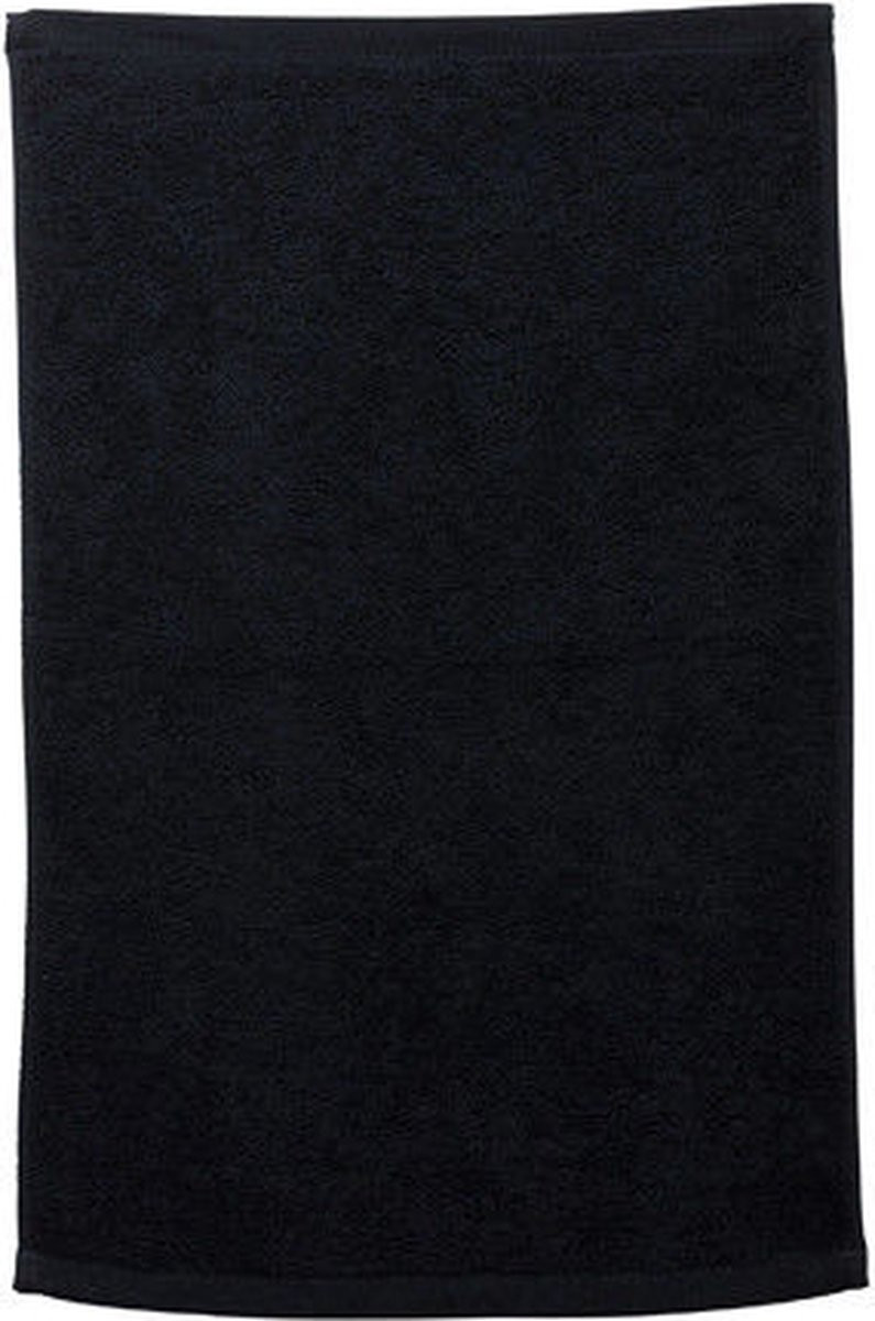 Bobtuo Katoenen Handdoek Mini zwart 28 x 45 cm