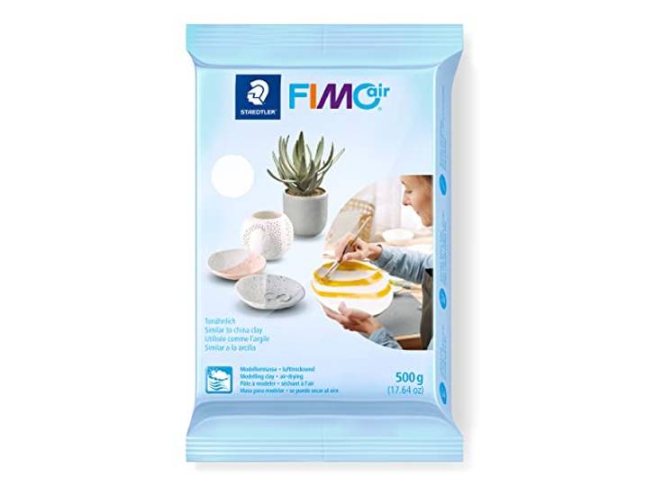 STAEDTLER FIMO air 8100 Luchtdrogende klei – wit, 500 g