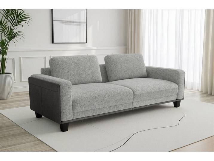 sit&more Big-Sofa Concept, Modernes Sofa in drei Fußfarben zur Auswahl