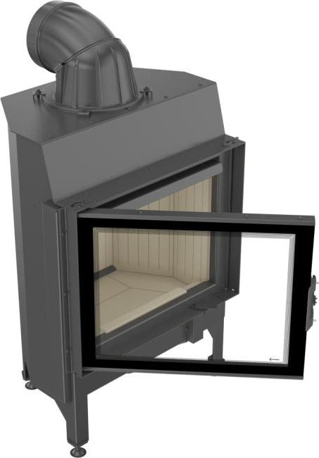 Intelligenter Kamineinsatz aus Stahl KRATKI NADIA 10 kW Ø 200 MSK