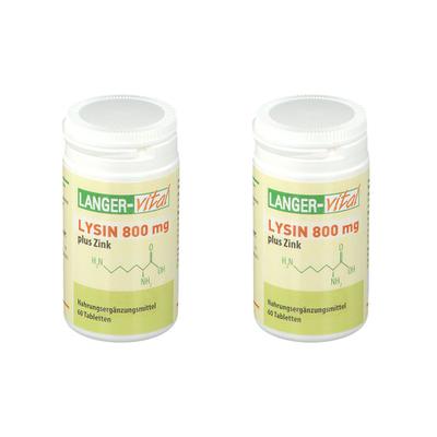 Lysin 800Mg + Zink x2 2x60 St Tabletten