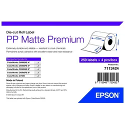 Epson, Etikettenrolle, Pp Matte Label Prem Die-Cut (210 mm)