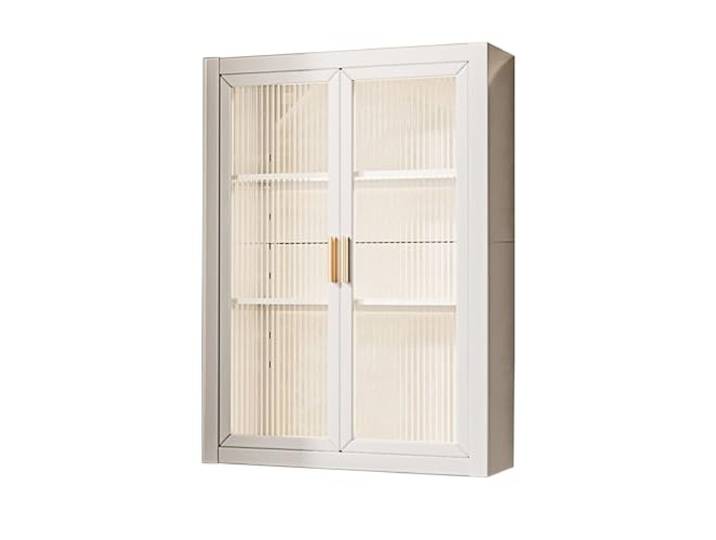 WGBING Wandschrank mit Türen aus Kohlenstoffstahl for Küche, Speisekammer und Badezimmer(B,C)