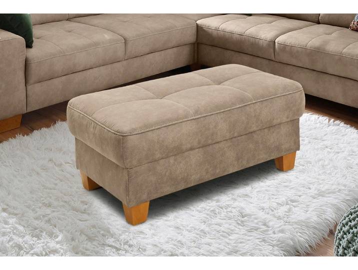 OTTO home Hocker Puccini, mit Kontrastnaht