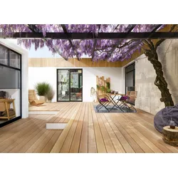 OSMO Terrasse Bangkirai 25x145, 305cm KD Prem KD, Oberseite geschroppt