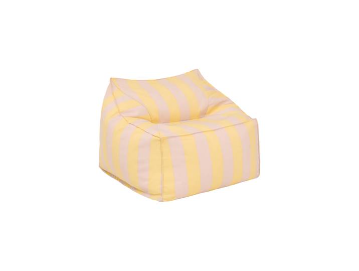 NOBODINOZ - Pouf d'extérieur Lenny - Jaune - Polystyrène expansé