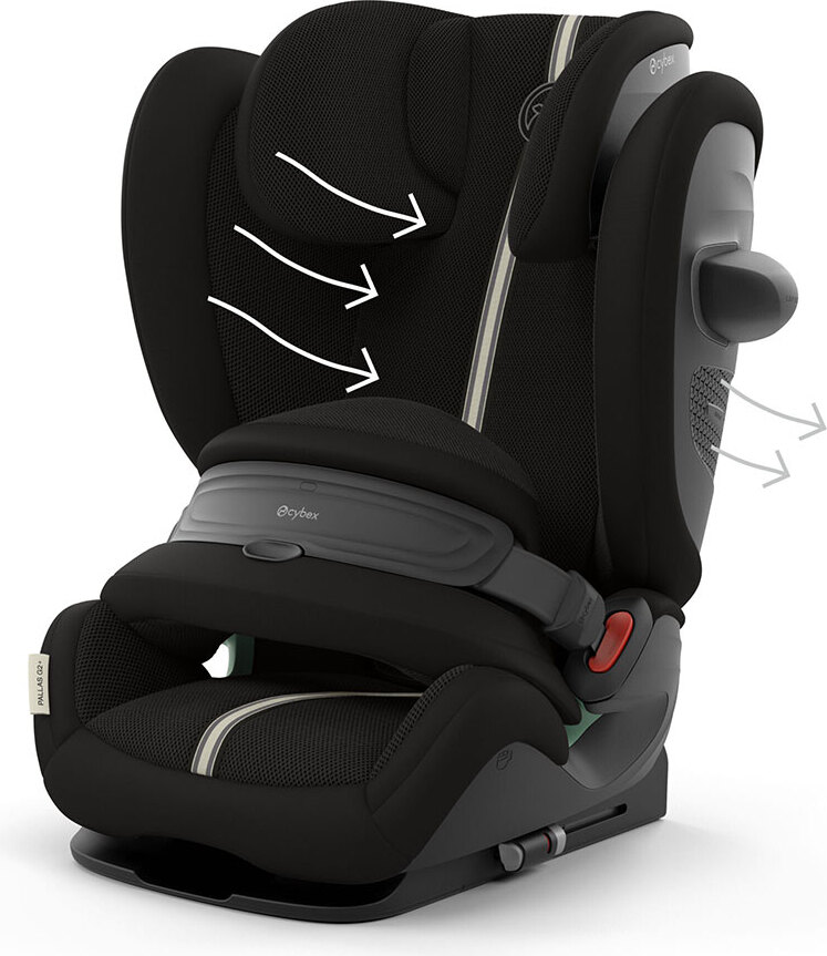 CYBEX Pallas G2 Plus, ISOFIX + Sicherheitsgurt, 1-2-3 (9 - 36 kg; 15 months - 12 years), 3-Punkt, Seitenschutz, Kopfstütze, Abwaschbare Abdeckung