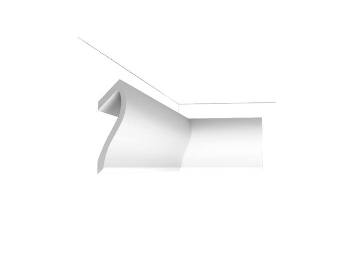 Deko-Wandprofil „SHADE C 371“ für Indirekte Beleuchtung - 200 cm weiss Orac Decor