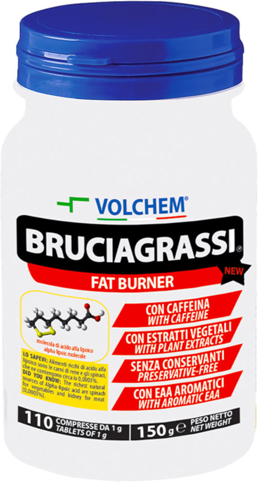 VOLCHEM Bruciagrassi 110 Compresse 