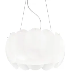 Ideal Lux Pendelleuchte OVALINO SP5, 5-flammig, E27, Weiß IDEA-074139