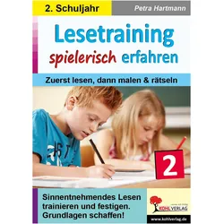 Lesetraining spielerisch erfahren / Klasse 2, Schulbücher von Petra Hartmann