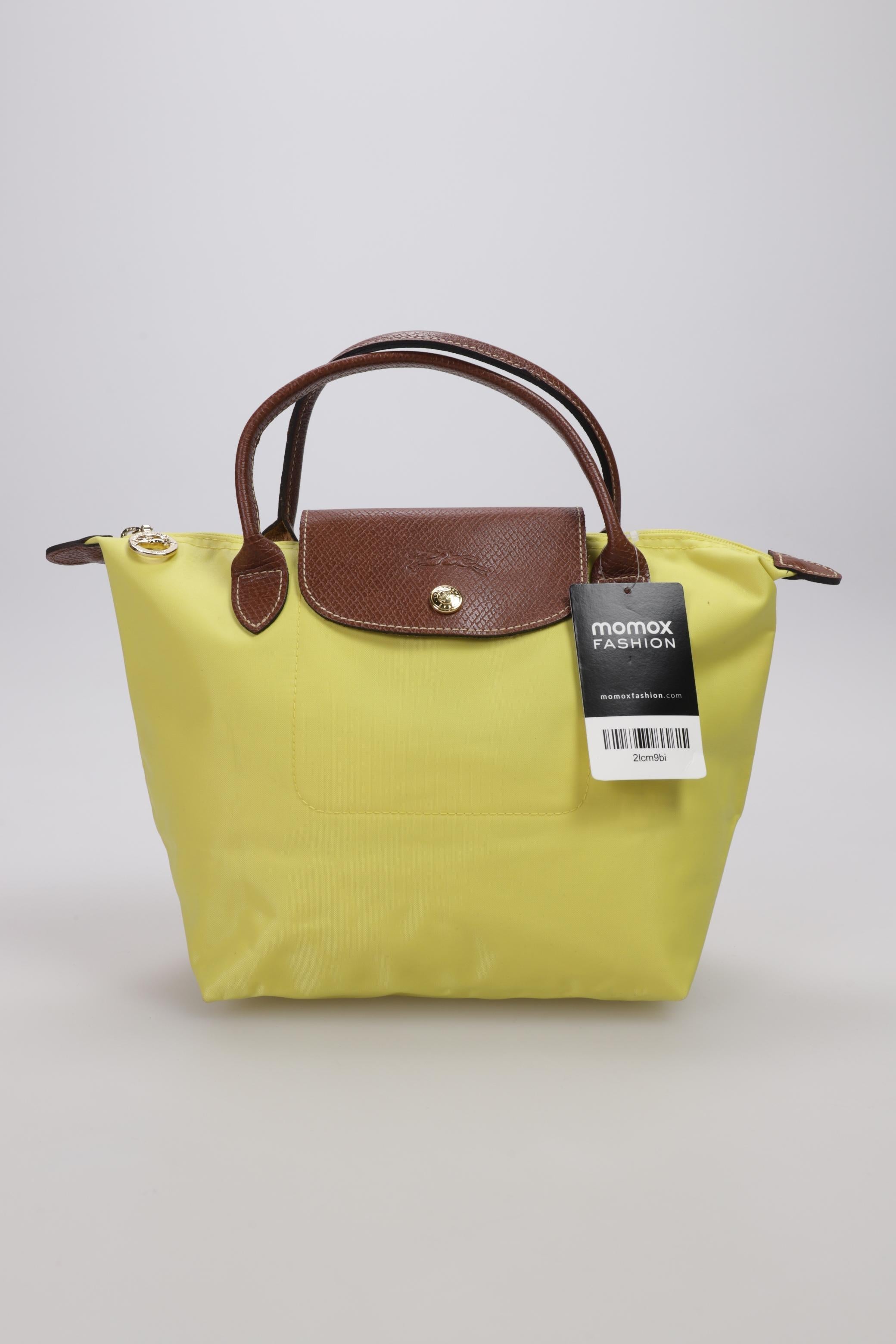 Longchamp Damen Handtasche klein, Gelb, Synthetik - Second Hand