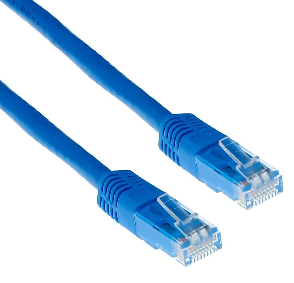 ACT IB9607 Cat6 Netwerkkabel RJ-45 naar RJ-45, 7 meter, blauw