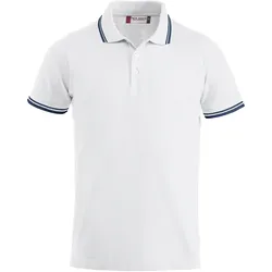 CLIQUE Amarillo Piqué Poloshirt Herren 00 - weiß S