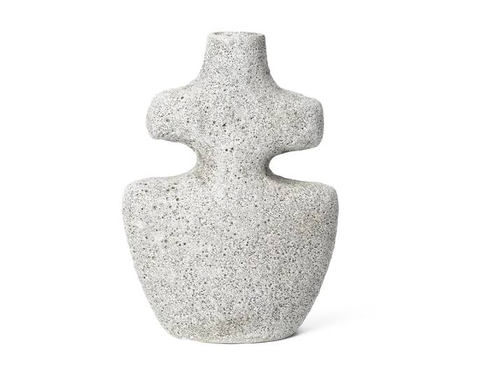 Ferm Living Bougeoir Yara medium Ponce grise