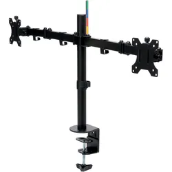 Kensington SmartFit Ergo Verlängerter Dual Monitorarm (Tisch, 32", 8 kg), Monitor Halterung, Schwarz