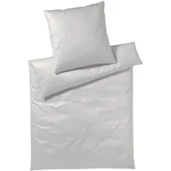 Elegante Mako-Satin Bettwäsche »Sister Stripe« Sand 3517-07 Bettwäsche / 155x220 cm / 80x80 cm