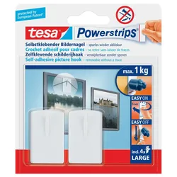 tesa Klebenägel 20 mm  x 30 mm weiß