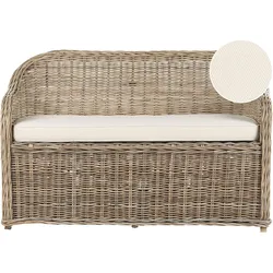 GARTENSOFA 2-Sitzer Naturfarben Susua