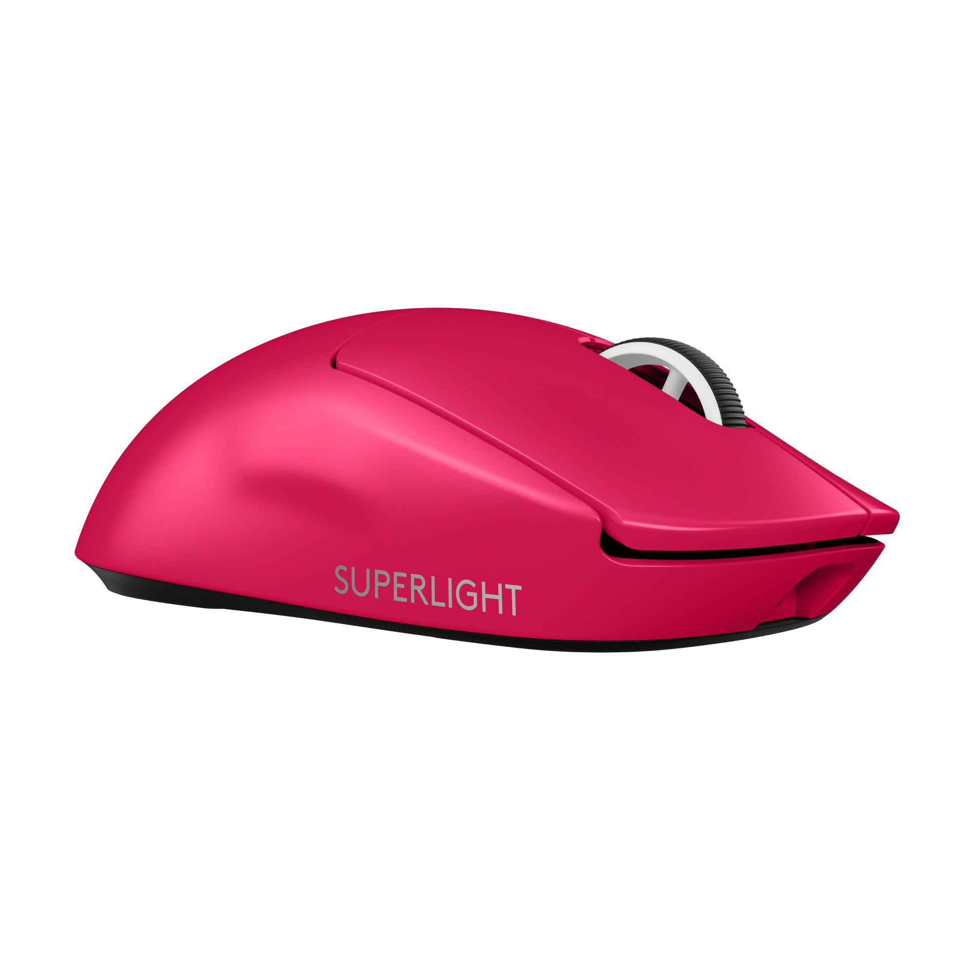 Logitech Gaming Logitech PRO X Superlight 2 Magenta Gaming Maus, Kabellose LIGHTSPEED Technologie, Hero 2 Sensor, 44.000 DPI, 8000Hz 910-006797