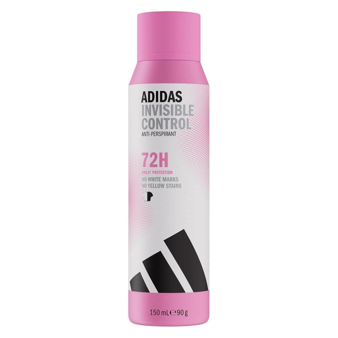 Adidas Invisible Control Anti Transpirant Deo Spray Female 150 ml (Spray, 150 ml) (99350228863)